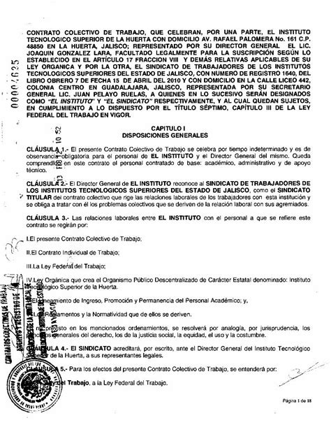 Pdf Contrato Colectivo De Trabajo Que Contrato Colectivo De