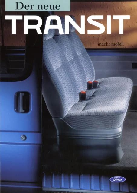 Ford Transit Combo Bus Brochure 1991 891 D Catalog Catalog Prospectus