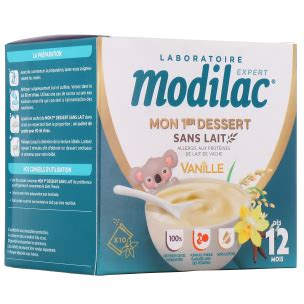 Modilac Mon 1er Dessert Sans Lait