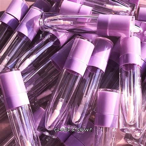 10 PACK 6ML Purple Lip Gloss Tubes Empty Wholesale With Etsy