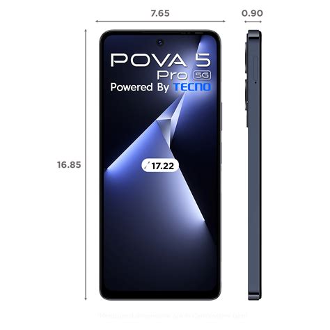 Buy TECNO Pova 5 Pro 5G 8GB RAM 128GB Dark Illusion Online At Best