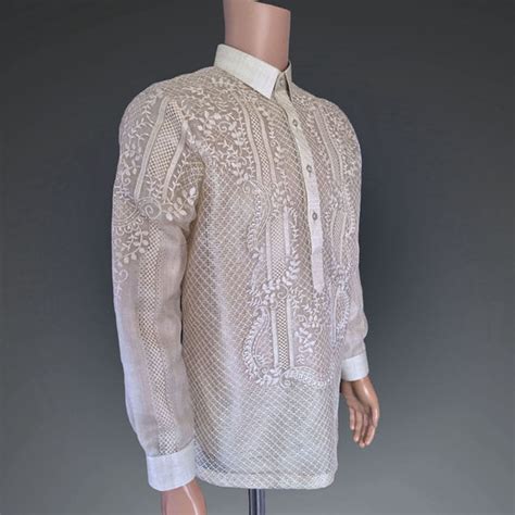 Beautiful And Elegant Barong Tagalog Heritage Barong