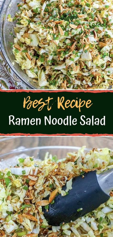 Ramen Noodle Salad #vegan #recipevegetarian