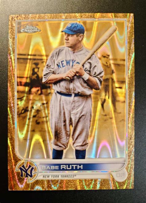 Yahoo Mlb Topps Gilded Collection Babe Ruth