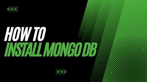 How To Install Mongodb On Windows Youtube