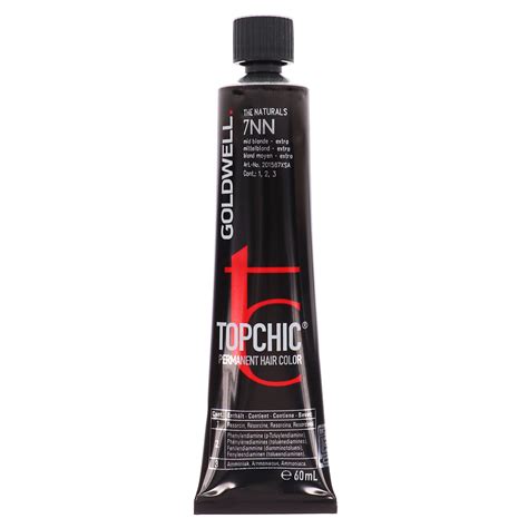 Goldwell Topchic Permanent Hair Color Mid Blonde Extra 7nn 2 Oz