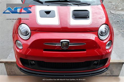 Cavallino Fiat 500 Abarth Front Splitter