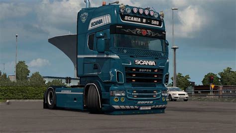 ETS2 Scania R580 Skin For Scania RJL V1 0 1 36 X Euro Truck