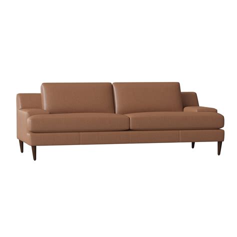 Mid Century Modern Leather Sofa Ideas On Foter