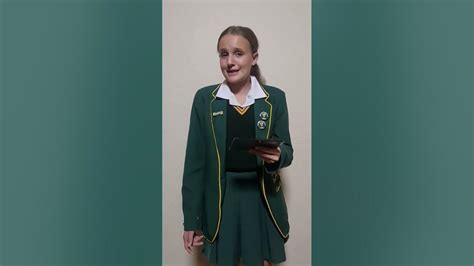 Dilene Beukman Gr7 Laerskool Randfontein Afrikaans Moedertaal Toespraak