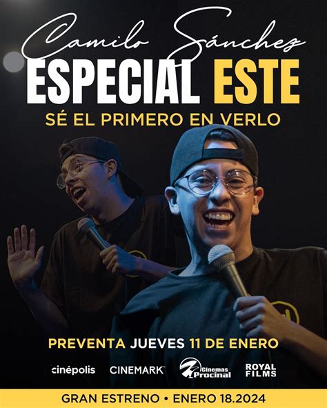 El Comediante Camilo S Nchez Estrenar El Especial Este