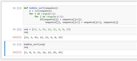 Bubble Sort In Python Askpython