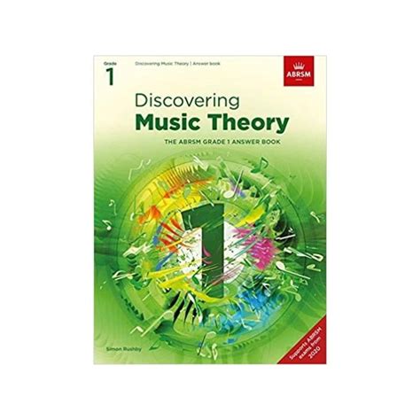 Discovering Music Theory The Abrsm Grade 1 Answer Book Answers Theory Workbooks Abrsm