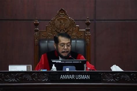 Anwar Usman Soal Putusan Syarat Nyapres Kami Taat Konstitusi Hanya