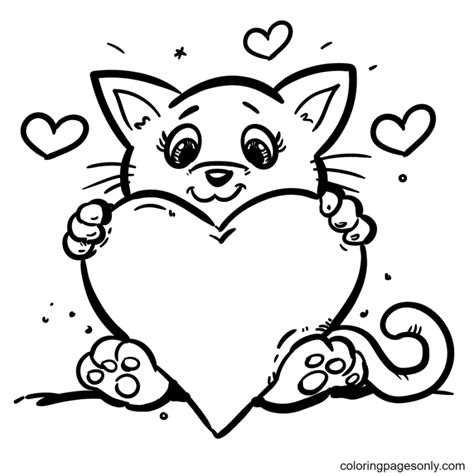 Corazon Para Colorear Y Pintar Imágenes Para Dibujar Gratis