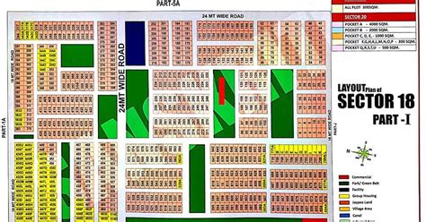 Layout Plan Of Sector 18 Part I Yamuna Expressway Authority Ecotech