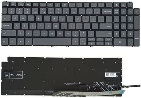 New Us Black English Backlit Laptop Keyboard Without Palmrest For Dell Latitude 3510 P101f