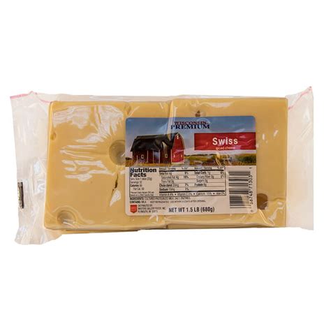 Cheese Sliced Swiss 1.5lb pack - Jack Scalisi