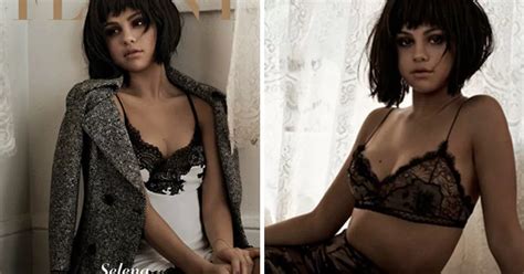 Selena Gomez Strips Down To Her Underwear For New Flaunt Magazine Shoot