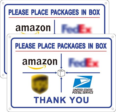 Amazon Eyoloty Package Delivery Sign Instructions Delivery Amazon