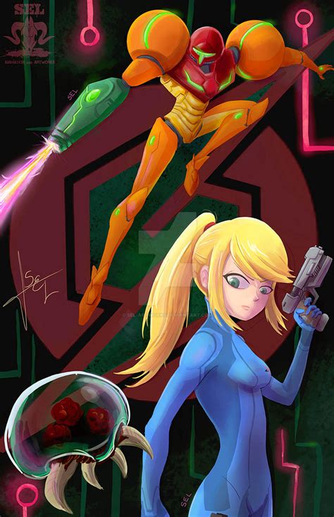 Samus Aran By Sel Artworks On Deviantart