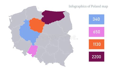 Mapa Da Pol Nia Divis O Administrativa Rep Blica Polonesa Estados