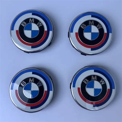 Genuine Bmw Th Anniversary Heritage Alloy Centre Caps X Mm