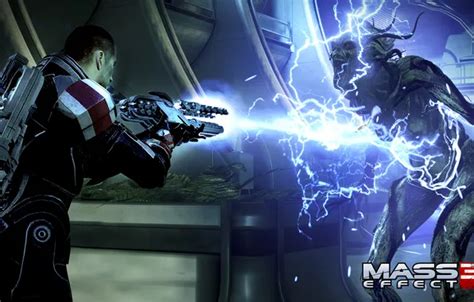 Wallpaper Shepard Mass Effect 3 Shepard Reaper Shotgun Rigar