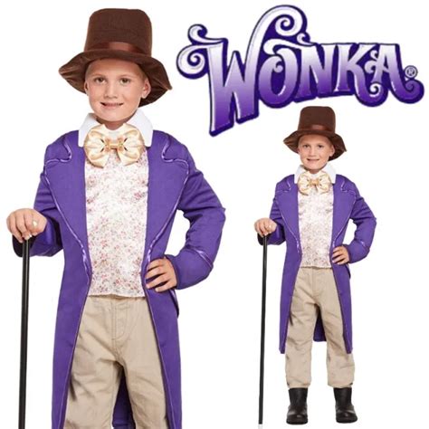 Willy Wonka Chocolat Usine Monde Livre Jour Ans Costume Déguisement 4