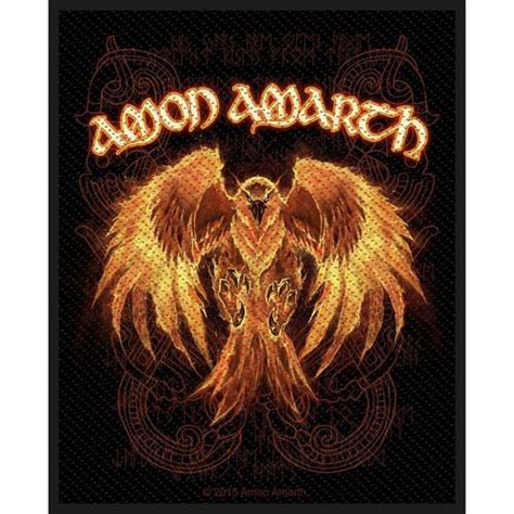 Amon Amarthphoenixwoven Patch Postarmagedon Metal Distribution