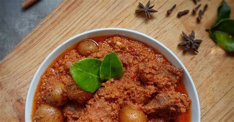 Resep Rendang Oleh Rini Damayanti Aqeesha S Kitchen Cookpad