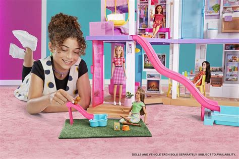 Barbie Dreamhouse Doll House Playset Con 75 Mexico Ubuy