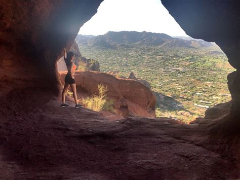 I Found A Hidden Cave In Camelback Mountain With An Amazing View Of The