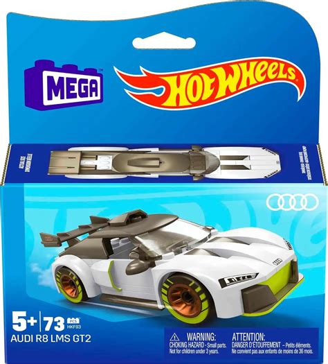 Mega Bloks Hot Wheels Mega Audi R LMS GT Building Set ToyWiz