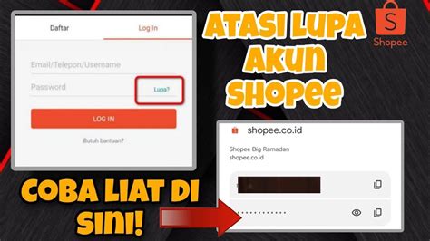 Cara Atasi Lupa Kata Sandi Instagram Akun Shopee Tanpa Nomor Hp