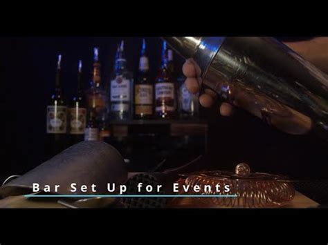 VIP House Party Events Bar Set Up Checklist YouTube