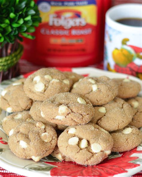 White Chocolate Ginger Molasses Cookies Flying On Jess Fuel