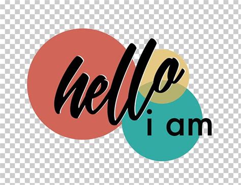 Logo Brand Font PNG Clipart Art Brand Graphic Design Hello I Am