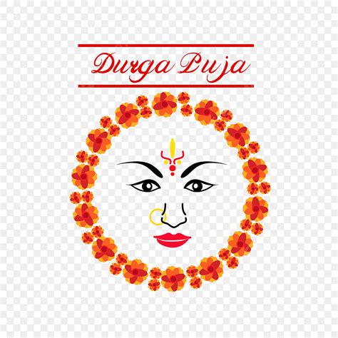 Festival Durga Puja Vector Png Images Durga Puja Festival Vector Art