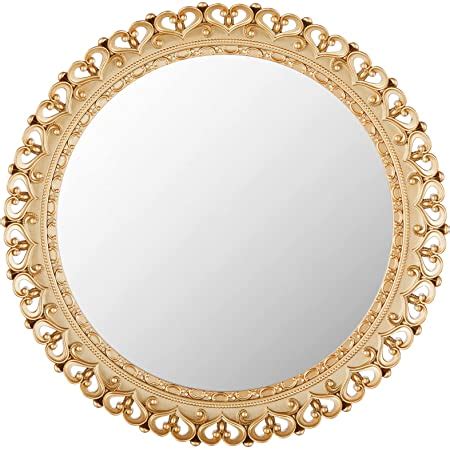 Amazon FONDAZZA Decorative Wall Mirror Layers Gold Brass Wave