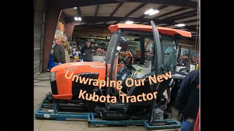 Unwrapping Our New Kubota Tractor And Assembling YouTube