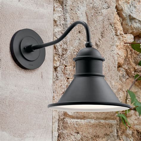 Farmhouse Barn Light Outdoor Wall Light Black By Kichler Lighting