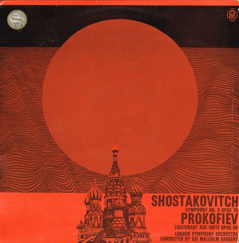 Shostakovich Prokofiev London Symphony Orchestra Conducted By Sir