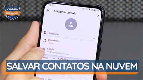 Como salvar seus contatos do celular no Gmail DicaDeFanáticos YouTube