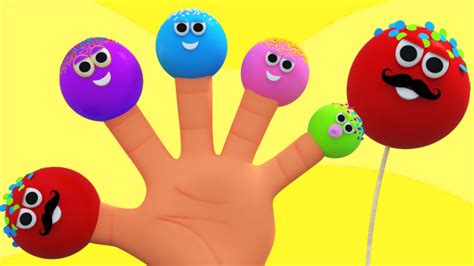 Cake Pops Finger Family | Nursery Rhymes For Kids And Childrens | 3D ...