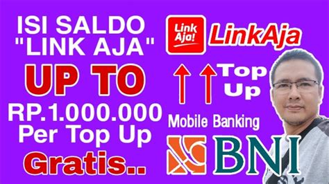 Cara Top Up Link Aja Dari Bni Mobile Banking Youtube