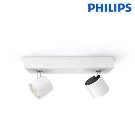 W Metal Philips W Warmglow Led Star Double Spot Light At