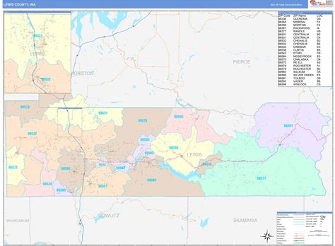 Wa State Map By County - Map