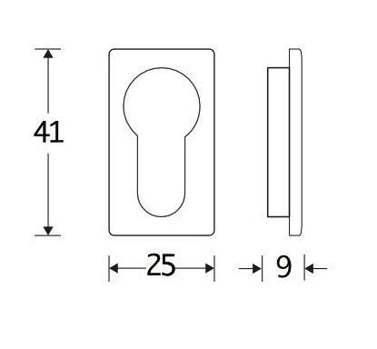 Set Van Twee PC Plaatjes Mini Vierkant 25mm Messing Gelakt Online