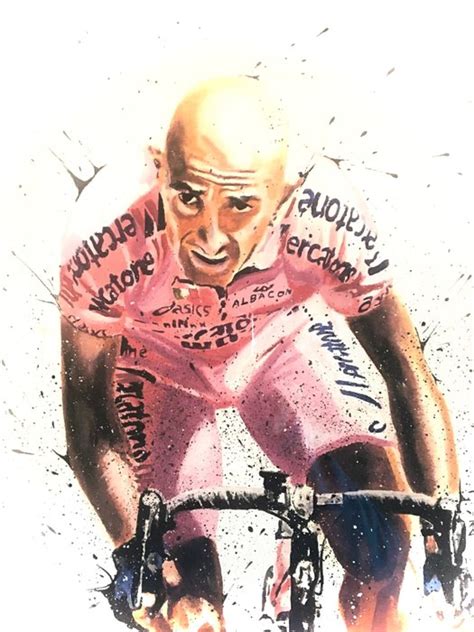 Wielrennen Marco Pantani Kunstwerk Catawiki